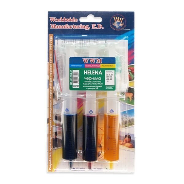 Чорнило InkJet Refill Kit HP Universal C / M / Y (3x20ml) IR3. Helena / C від компанії Приватне підприємство "Кваліор" - фото 1