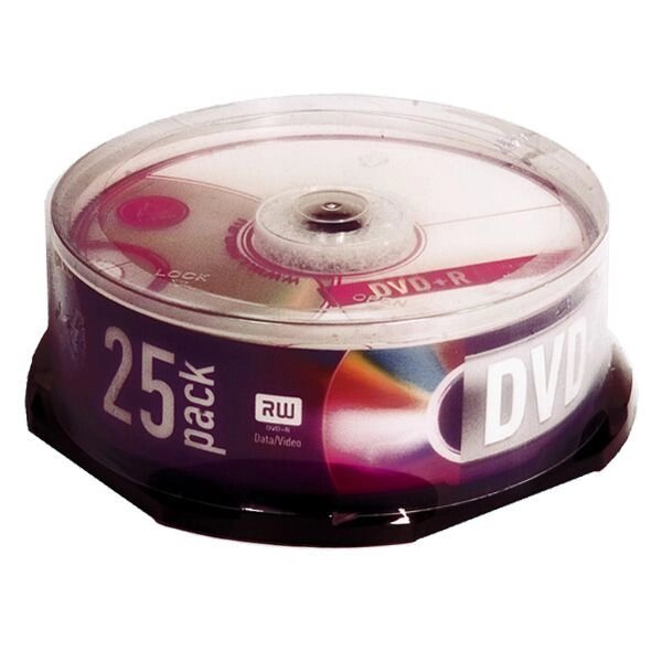 Диск DVD + R L-PRO 4.7 GB / 120 min 16x (25 pcs Cake Box, 240182) від компанії Приватне підприємство "Кваліор" - фото 1