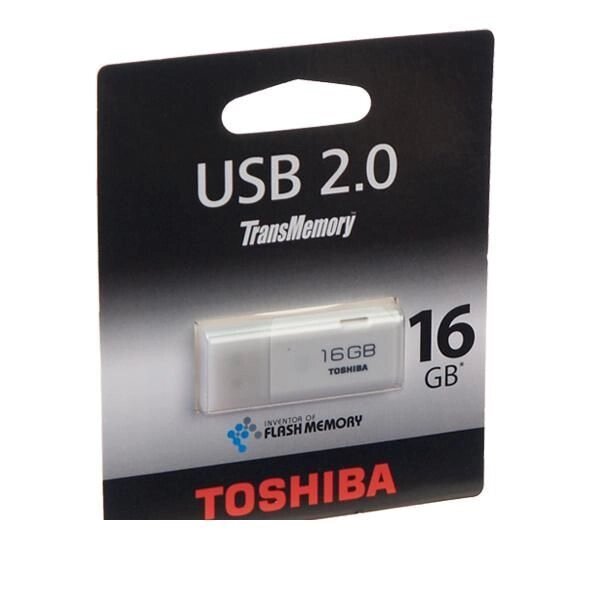 Флешка USB 2.0 Flash Drive Toshiba, 16 GB Hayabusa White (THNU16HAY) від компанії Приватне підприємство "Кваліор" - фото 1