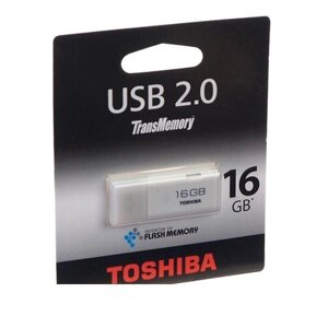 Флешка USB 2.0 Flash Drive Toshiba, 16 GB Hayabusa White (THNU16HAY)