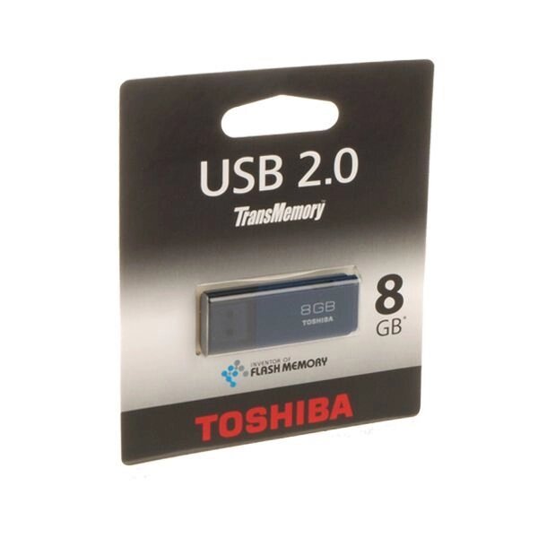 Флешка USB 2.0 Flash Drive Toshiba, 8 GB Hayabusa BLUE (THNU08Hayablue) від компанії Приватне підприємство "Кваліор" - фото 1