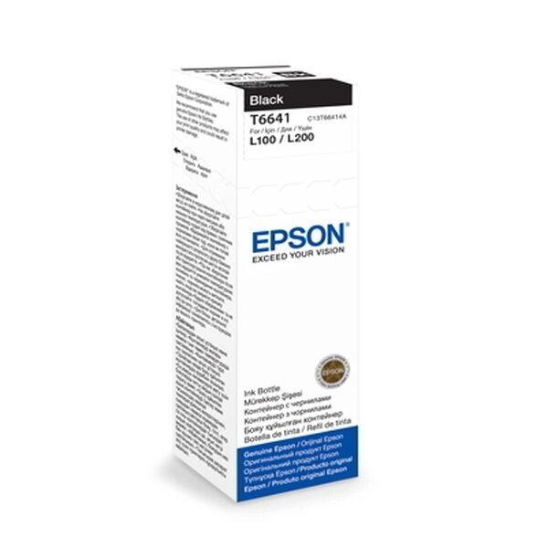 Картридж Epson L100 / L200, контейнер з чорнилом Black (C13T66414A) від компанії Приватне підприємство "Кваліор" - фото 1