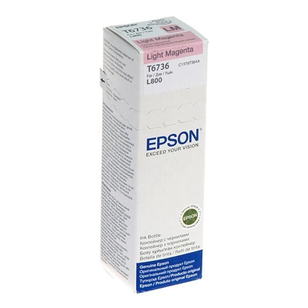 Картридж Epson L800, контейнер з чорнилом Light Magenta (C13T67364A) від компанії Приватне підприємство "Кваліор" - фото 1