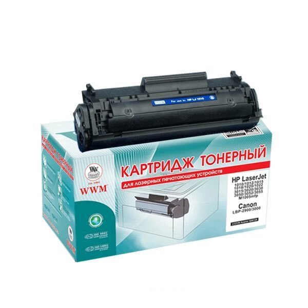 Картридж HP LJ 1010/1012/1015/1020/1022 (100% Brand New WWM) від компанії Приватне підприємство "Кваліор" - фото 1