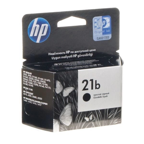 Картридж Ink Cart. HP DJ 3920 / PSC 1410 (C9351AE) №21 Black, 5 ml від компанії Приватне підприємство "Кваліор" - фото 1