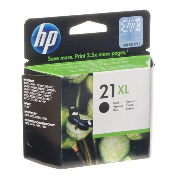 Картридж Ink Cart. HP DJ 3920 / PSC 1410 (C9351CE) №21XL Black від компанії Приватне підприємство "Кваліор" - фото 1