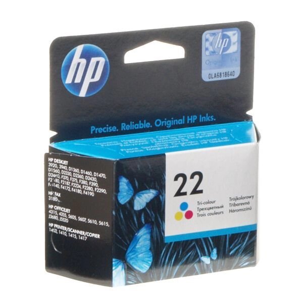 Картридж Ink Cart. HP DJ 3920 / PSC 1410 (C9352AE) №22 Color від компанії Приватне підприємство "Кваліор" - фото 1