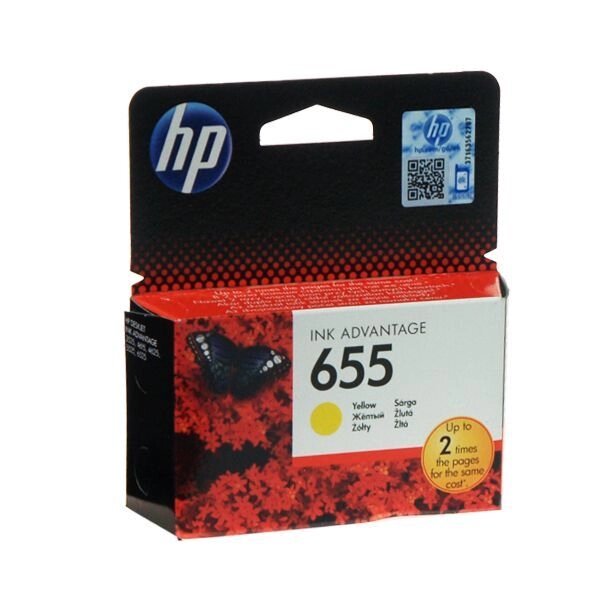 Картридж Ink Cart. HP DJ 4615/4625/3525/5525 (CZ112AE) №655 Yellow від компанії Приватне підприємство "Кваліор" - фото 1