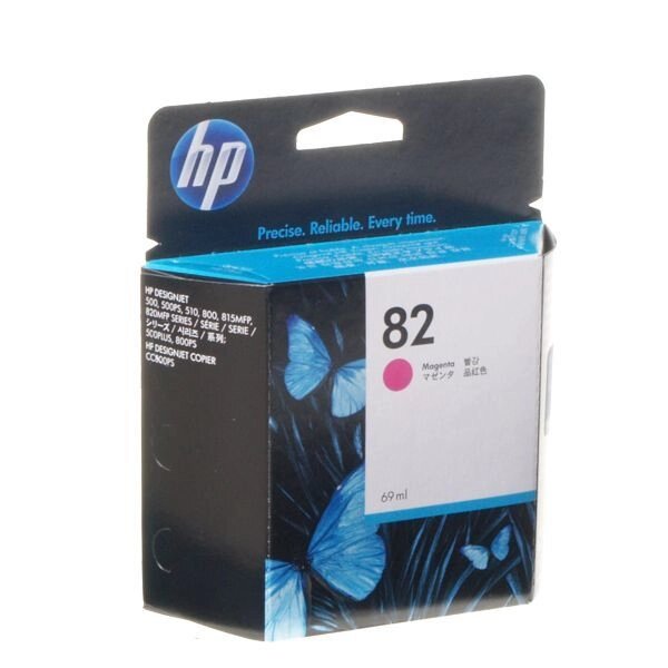 Картридж Ink Cart. HP DJ 500/800 M (C4912A) №82 Magenta від компанії Приватне підприємство "Кваліор" - фото 1