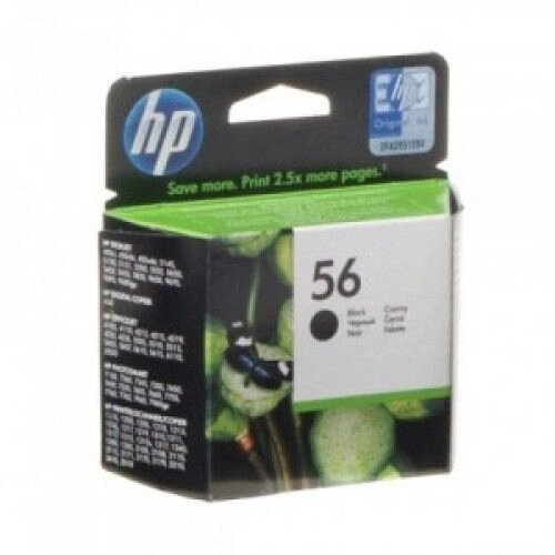 Картридж Ink Cart. HP DJ 5550 / PS 7x50 Black (C6656AE) №56 від компанії Приватне підприємство "Кваліор" - фото 1