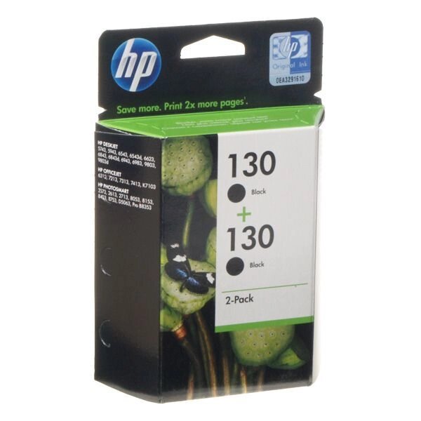 Картридж Ink Cart. HP DJ 5743/6543 Black HC (№130 + №130 2-Pack, C9504HE) від компанії Приватне підприємство "Кваліор" - фото 1