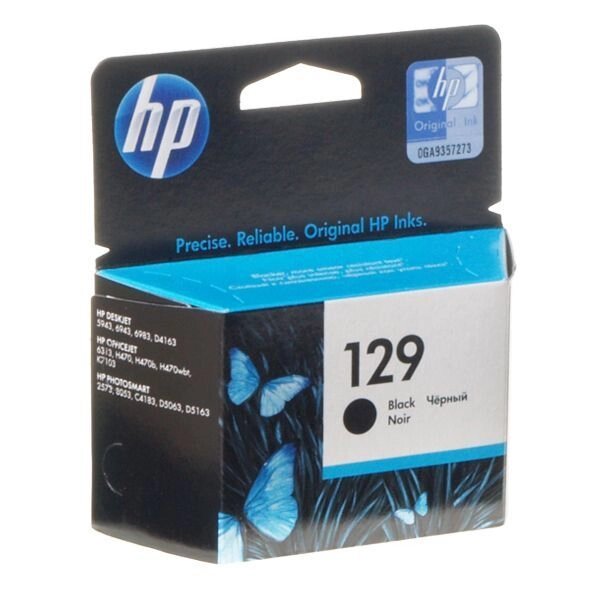 Картридж Ink Cart. HP DJ 5943 / PSC 2573 (C9364HE) №129 Black, 11 ml від компанії Приватне підприємство "Кваліор" - фото 1