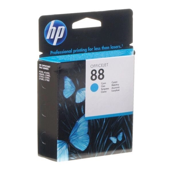 Картридж Ink Cart. HP Officejet Pro K550 (C9386AE) №88 Cyan, 9 ml від компанії Приватне підприємство "Кваліор" - фото 1