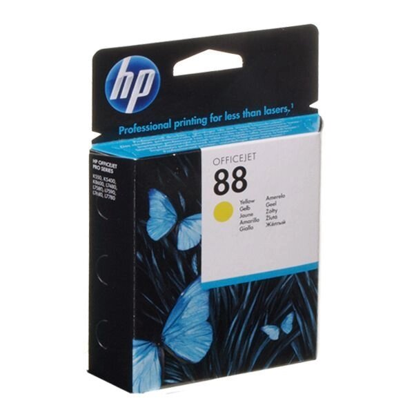 Картридж Ink Cart. HP Officejet Pro K550 (C9388AE) №88 Yellow, 9 ml від компанії Приватне підприємство "Кваліор" - фото 1