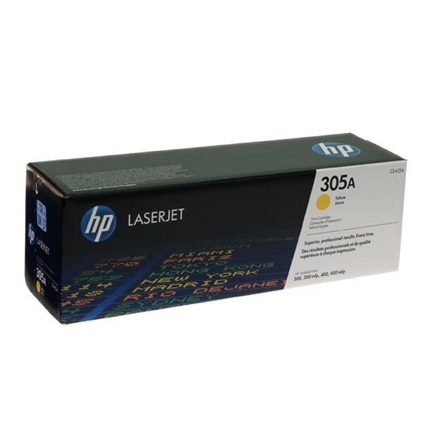 Картридж Toner Cart. HP 305A Yellow (CE412A) від компанії Приватне підприємство "Кваліор" - фото 1