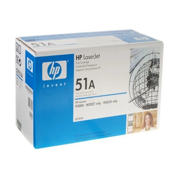 Картридж Toner Cart. HP LJ P3005 (Q7551A) від компанії Приватне підприємство "Кваліор" - фото 1