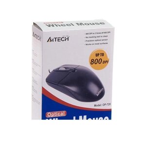 Маніпулятор "Миша" A4Tech OP-720, оптична, Black (PS / 2)