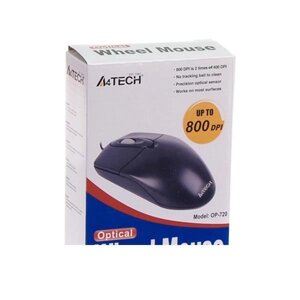 Маніпулятор "Миша" A4Tech OP-720, оптична, Black (USB)