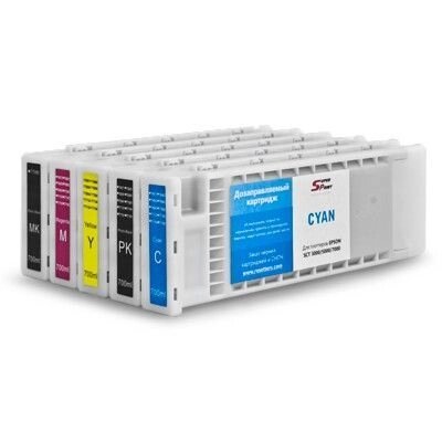 Набір перезаправних картриджів для Epson Sure Color T3000 / T5000 / T7000 (DZK5-SCT3000) з АТ чіпами SuperPrint від компанії Приватне підприємство "Кваліор" - фото 1