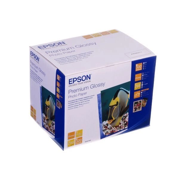 Папір EPSON фото глянсова Premium Glossy Photo Paper, 250g / m2, 130 х 180мм, 500л (C13S042199) від компанії Приватне підприємство "Кваліор" - фото 1