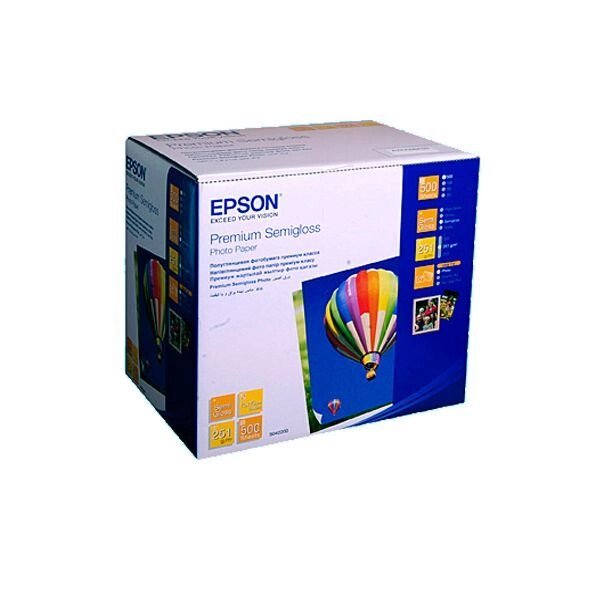 Папір EPSON фото напівглянцева Premium Semiglossy Photo Paper, 251g, 100 х 150мм, 500л (C13S042200) від компанії Приватне підприємство "Кваліор" - фото 1