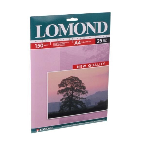 Папір Lomond, глянцева, 150g / m2, A4, 25л 0102043 від компанії Приватне підприємство "Кваліор" - фото 1