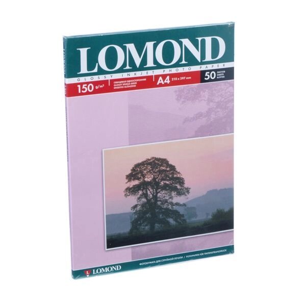 Папір Lomond, глянцева, 150g / m2, A4, 50л 0102018 від компанії Приватне підприємство "Кваліор" - фото 1