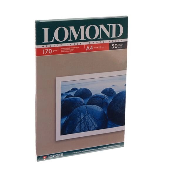 Папір Lomond, глянцева, 170g / m2, A4, 50л 0102142 від компанії Приватне підприємство "Кваліор" - фото 1