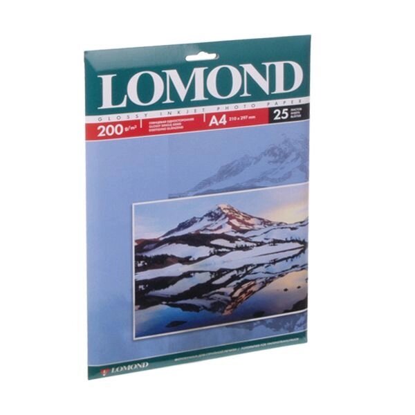 Папір Lomond, глянцева, 200g / m2, A4, 25л 0102046 від компанії Приватне підприємство "Кваліор" - фото 1