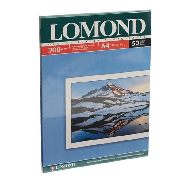 Папір Lomond, глянцева, 200g / m2, A4, 50л 0102020 від компанії Приватне підприємство "Кваліор" - фото 1