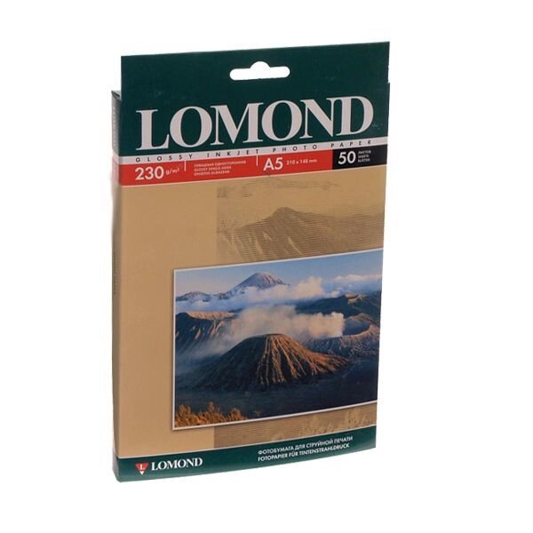 Папір Lomond, глянцева, 230g / m2, A5, 50л 0102070 від компанії Приватне підприємство "Кваліор" - фото 1