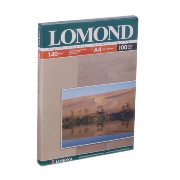 Папір Lomond, матова, 140g / m2, A4, 100л 0102074 від компанії Приватне підприємство "Кваліор" - фото 1