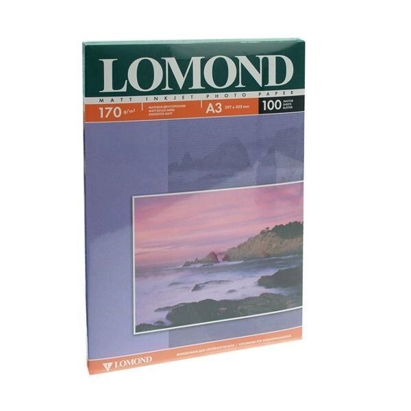 Папір Lomond, матова двухстор., 170g / m2, A3, 100л 0102012 від компанії Приватне підприємство "Кваліор" - фото 1