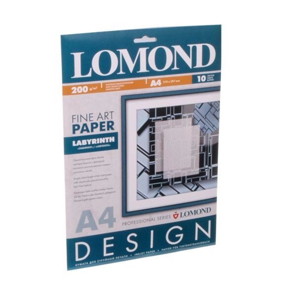 Папір Lomond, серії "Design", "Лабіринт", матова, 200g / m2, A4, 10л 0923041 від компанії Приватне підприємство "Кваліор" - фото 1