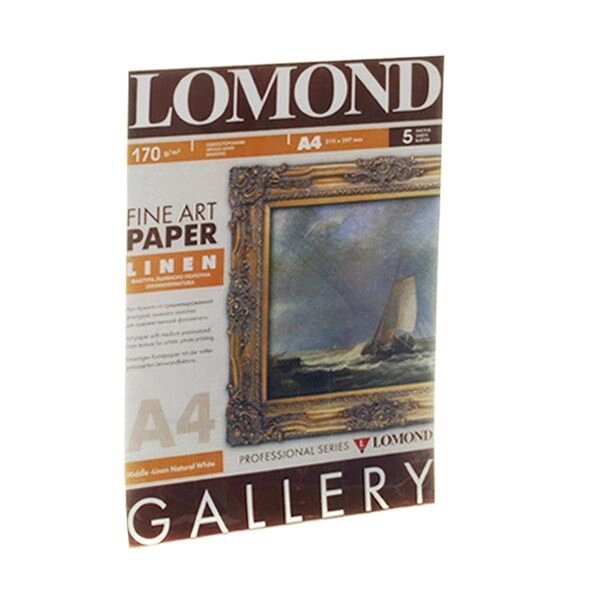 Папір Lomond, серії "FINE ART Paper" Linenwandfaktura, 170g / m2, A4, 5 л 0913042 від компанії Приватне підприємство "Кваліор" - фото 1