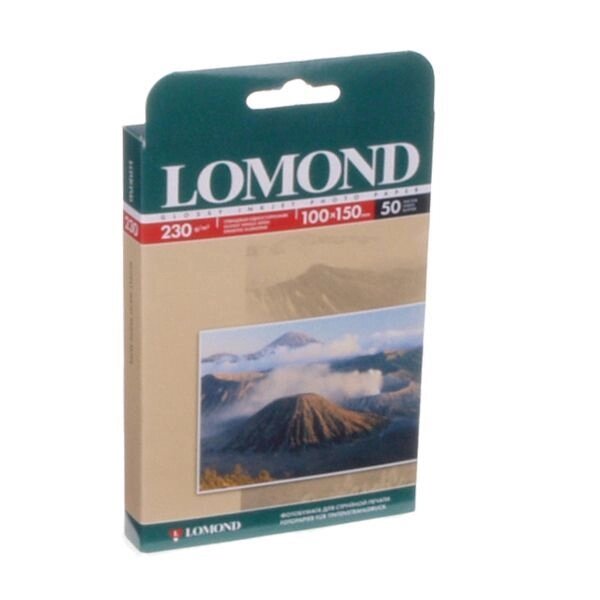 Папір Lomond, глянцева, 230g / m2, 100 x 150 мм, 50л 0102035 - знижка