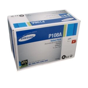 Картридж Toner Cart. Samsung ML-1640/1641/2240/2241 2Х1,5К (MLT-P108A) Value Pack