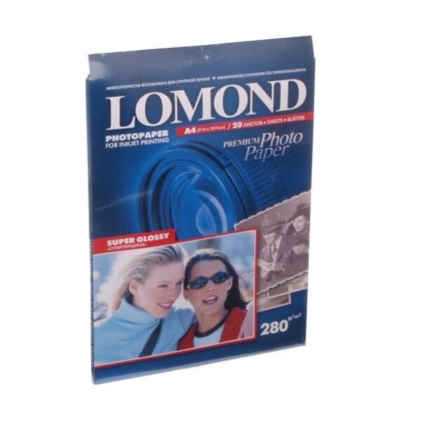 Папір Lomond, суперглянцевая, 280g / m2, A4, 20л 1104101 - огляд