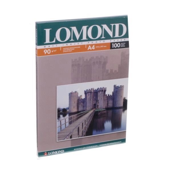 Папір Lomond, матова, 90g / m2, A4, 100л 0102001 - акції