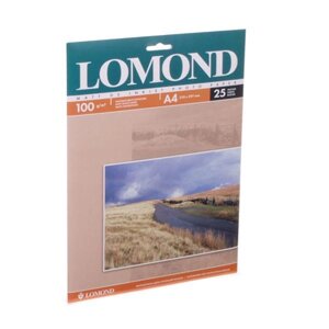 Папір Lomond, матова двухстор., 100g / m2, A4, 25л 0102038