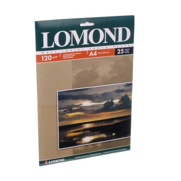 Папір Lomond, матова, 120g / m2, A4, 100л 0102003 - відгуки