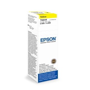 Картридж Epson L100 / L200, контейнер з чорнилом Yellow (C13T66444A)