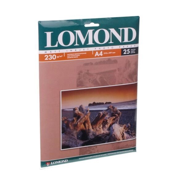 Папір Lomond, матова, 230g / m2, A4, 25л 0102050 - наявність
