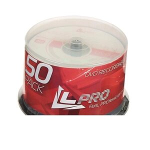 Диск DVD + R L-PRO 4.7 GB / 120 min 16x (50 pcs Cake Box, 240199)