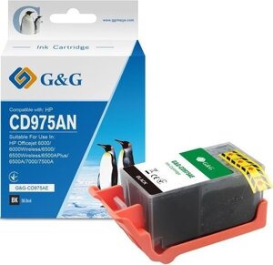 Струменевий картридж G&G Картридж HP No. 920XL OJ6000/6500/ 7000/7500 Black (G&G-CD975AE)