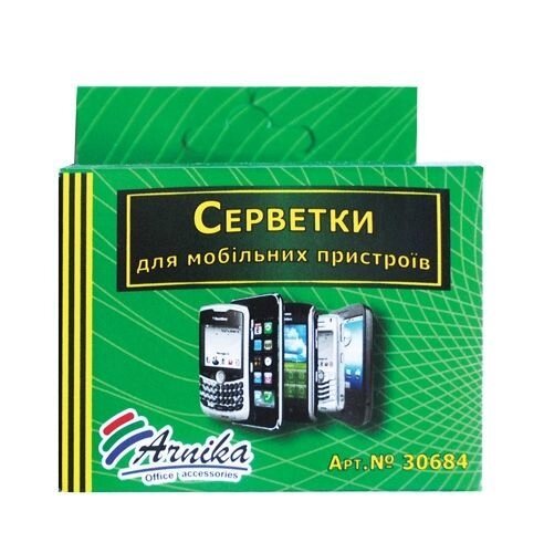 Серветки Arnika універсальні для мобільних пристроїв 10 шт. упаковка (30684) від компанії Приватне підприємство "Кваліор" - фото 1