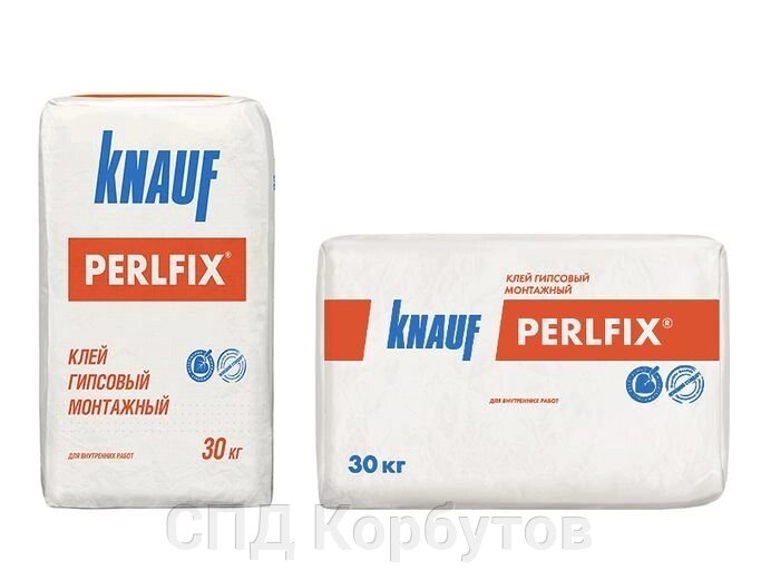 Клей для ГКЛ PERLFIX KNAUF від компанії СПД Корбутов - фото 1