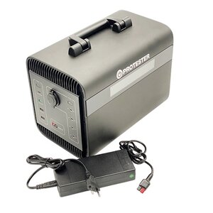 Портативна зарядна станція 1000W/2000W (max) lifepo4, 220 V, 896 wh, 22.4V/40 ah (280 000mah/3.7V) PRO-PS1000D protester