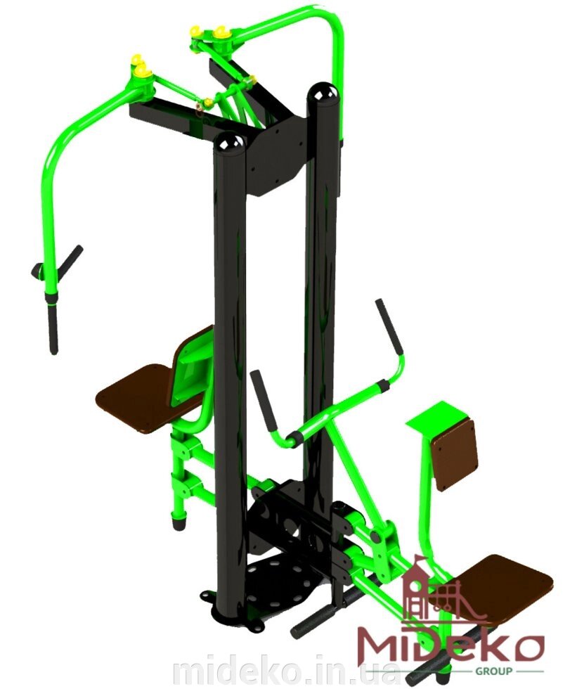 Батерфляй -Ричажная тяга "MIDEKO" від компанії ТОВ "МІДЕКО ГРУП" облаштування дитячих і спортивних майданчиків - фото 1