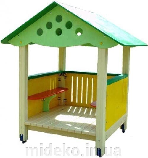Дитячий ігровий будиночок "Бджілка" від компанії ТОВ "МІДЕКО ГРУП" облаштування дитячих і спортивних майданчиків - фото 1